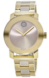 Buy Shop Movado Bold Beige Dial Two Tone Steel Strap Watch For Women - 3600640 USA Online