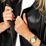 Buy Shop Michael Kors Blair Gold Dial Gold Steel Strap Watch for Women - MK5639 USA Online