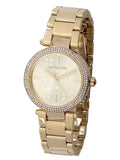 Buy Shop Michael Kors Parker Gold Dial Gold Steel Strap Watch for Women - MK6469 USA Online