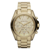 Buy Shop Michael Kors Bradshaw Gold Dial Gold Steel Strap Watch for Women - MK5605 USA Online