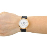 Buy Shop Movado Heritage Celestograf White Mother of Pearl Dial Blue Leather Strap Watch For Women - 3650011 USA Online