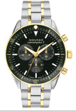 Movado Heritage Calendoplan Chronograph Green Dial Two Tone Steel Strap Watch For Men - 3650167