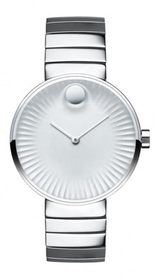 Buy Shop Movado Edge Silver Dial Silver Steel Strap Watch for Women - 3680012 USA Online