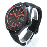 Buy Shop Tag Heuer Aquaracer Caliber 5 Black Dial Black Nylon Strap Watch for Men - WAY208A.FC6381 USA Online