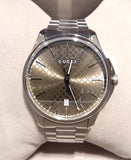 Buy Shop Gucci G Timeless Quartz Brown Dial Silver Steel Strap Watch for Men - YA126317 USA Online
