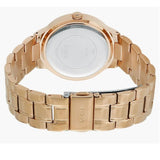 Buy Shop Guess Studio Rose Gold Dial Rose Gold Steel Strap Watch For Women - W0778L3 USA Online