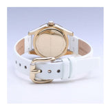 Marc Jacobs Blade White Dial White Leather Strap Watch for Women - MBM1098