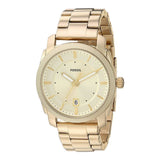 Buy Shop Fossil Machine Gold Dial Gold Steel Strap Watch for Men - FS5264 USA Online