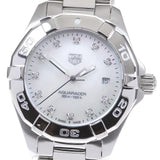 Tag Heuer Aquaracer Diamonds Mother of Pearl Dial Silver Steel Strap Watch for Women - WBD1414.BA0741