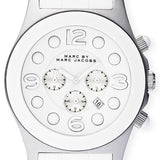 Buy Shop Marc Jacobs Pelly White Dial White Silicone Strap Watch for Women - MBM2565 USA Online
