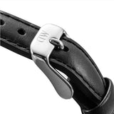 Buy Shop Daniel Wellington Classy Sheffield White Dial Black Leather Strap Watch For Women - DW00100068 USA Online