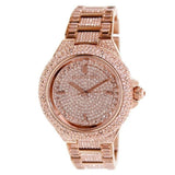 Buy Shop Michael Kors Camille Crystal Rose Gold Dial Rose Gold Steel Strap Watch for Women - MK5862 USA Online