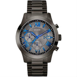 Buy Shop Guess Atlas Quartz Grey Dial Grey Steel Strap Watch For Men - W0668G2 USA Online