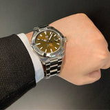 Buy Shop Tag Heuer Aquaracer Calibre 5 Automatic Sunray Brown Dial Silver Steel Strap Watch for Men - WAY2018.BA0927 USA Online