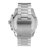 Buy Shop Diesel Mega Chief Chronograph Blue Dial Silver Steel Strap Watch For Men - DZ4465 USA Online