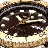 Buy Shop Seiko 5 Sports Automatic Brown Dial Two Tone Steel Strap Watch For Men - SRPK24 USA Online