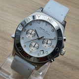 Buy Shop Marc Jacobs Blade White Dial White Leather Strap Watch for Women - MBM1187 USA Online