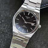 Tissot PRX Powermatic 80 Black Dial Silver Steel Strap Watch for Men - T137.207.11.051.00
