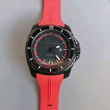 Buy Shop Tommy Hilfiger Windsurf Black Dial Red Rubber Strap Watch for Men - 1791112 USA Online