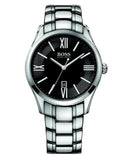 Buy Shop Hugo Boss Governer Black Dial Silver Steel Strap Watch for Men - 1513488 USA Online