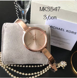 Buy Shop Michael Kors Jaryn Rose Gold Dial Rose Gold Steel Strap Watch For Women - MK3547 USA Online