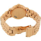Buy Shop Marc Jacobs Baker Dexter White Dial Rose Gold Steel Strap Watch for Women - MBM3443 USA Online