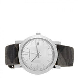 Buy Shop Burberry The City Silver Dial Multicolored Leather Strap Watch for Women - BU1873 USA Online