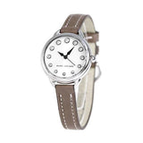 Buy Shop Marc Jacobs Betty White Dial Brown Leather Strap Watch for Women - MJ1480 USA Online