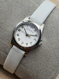 Buy Shop Marc Jacobs Henry Dinky White Dial White Leather Strap Watch for Women - MBM1234 USA Online