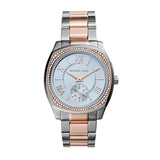 Buy Shop Michael Kors Bryn Quartz Blue Dial Two Tone Steel Strap Watch For Women - MK6136 USA Online
