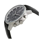 Buy Shop Tommy Hilfiger Harrison Chronograph Black Dial Black Leather Strap Watch for Men - 1790875 USA Online