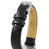 Buy Shop Daniel Wellington Classic Petite Reading White Dial Black Leather Strap Watch For Women - DW00100241 USA Online