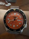 Buy Shop Seiko 5 Sports Automatic Orange Dial Silver Steel Strap Watch For Men - SRPD59K1 USA Online
