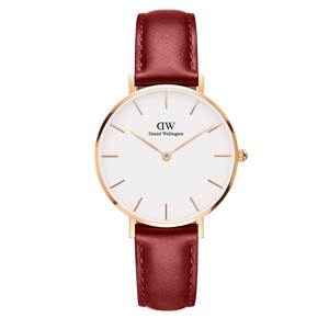 Buy Shop Daniel Wellington Classic Suffolk White Dial Brown Leather Strap Watch For Men - DW00100122 USA Online
