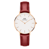 Buy Shop Daniel Wellington Classic Suffolk White Dial Brown Leather Strap Watch For Men - DW00100122 USA Online