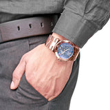 Buy Shop Michael Kors Bel Aire Blue Dial Rose Gold Steel Strap Watch for Women - MK5410 USA Online