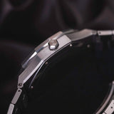 Buy Shop D1 Milano Ultra Thin Ashfield Black Dial Silver Steel Strap Watch for Men - D1-UTBJ32 USA Online