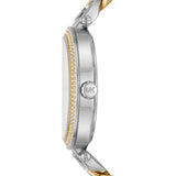 Buy Shop Michael Kors Catelyn Quartz Silver Dial Two Tone Steel Strap Watch For Women - MK4634 USA Online