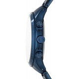 Buy Shop Armani Exchange Hampton Chronograph Blue Dial Blue Steel Strap Watch For Men - AX2430 USA Online
