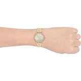 Buy Shop Michael Kors Melissa Quartz Gold Dial Gold Steel Strap Watch for Women - MK4368 USA Online