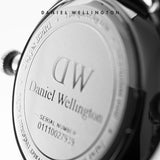 Buy Shop Daniel Wellington Dapper Bristol White Dial Brown Leather Strap Watch For Women - DW00100098 USA Online