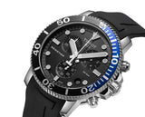 Tissot Seastar 1000 Chronograph Black Dial Black Rubber Strap Watch For Men - T120.417.17.051.02