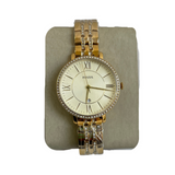 Buy Shop Fossil Jacqueline Gold Dial Gold Steel Strap Watch for Women - ES3547 USA Online