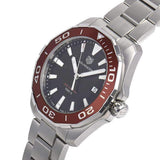 Buy Shop Tag Heuer Aquaracer Black Dial Silver Steel Strap Watch for Men - WAY101B.BA0746 USA Online