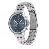 Buy Shop Tommy Hilfiger Casual Quartz Blue Dial Silver Steel Strap Watch For Women - 1782188 USA Online
