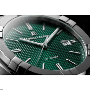 Buy Shop Maurice Lacroix Aikon Automatic Green Dial Silver Steel Strap Watch for Men - AI1807-SS002-630-1 USA Online