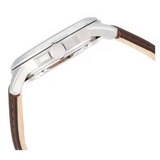 Buy Shop Fossil Grant Automatic White Dial Brown Leather Strap Watch for Men - ME3052 USA Online