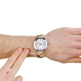 Buy Shop Burberry The City Silver Dial Brown Leather Strap Watch for Women - BU9025 USA Online