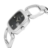 Buy Shop Gucci G Diamonds Black Dial Silver Steel Strap Watch For Women - YA125509 USA Online