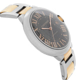 Buy Shop Cartier Ballon Bleu de Cartier Brown Dial Two Tone Steel Strap Watch for Men - W6920032 USA Online